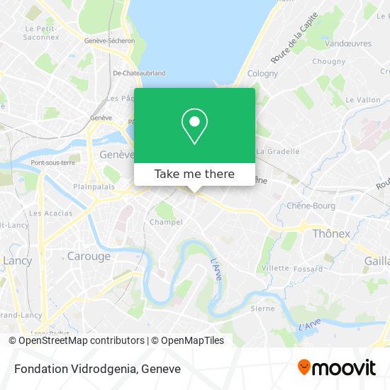 Fondation Vidrodgenia map