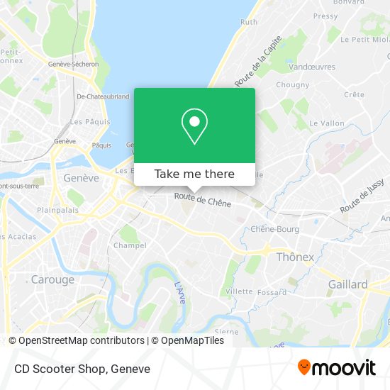 CD Scooter Shop map