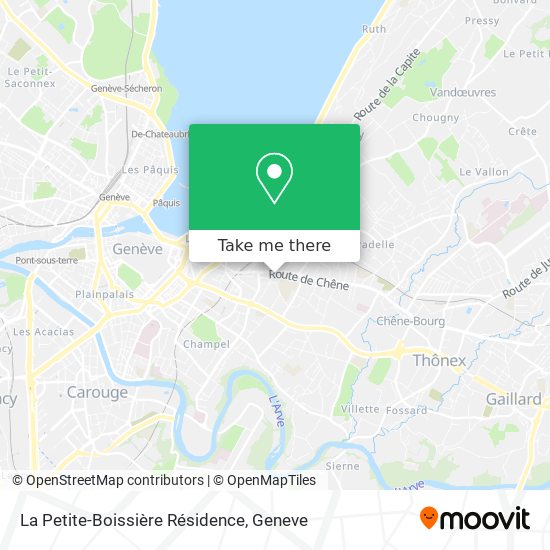 La Petite-Boissière Résidence map