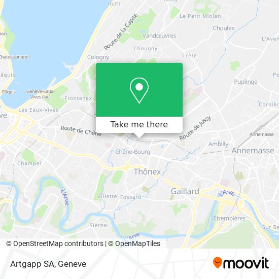Artgapp SA map