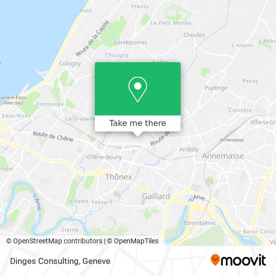 Dinges Consulting map