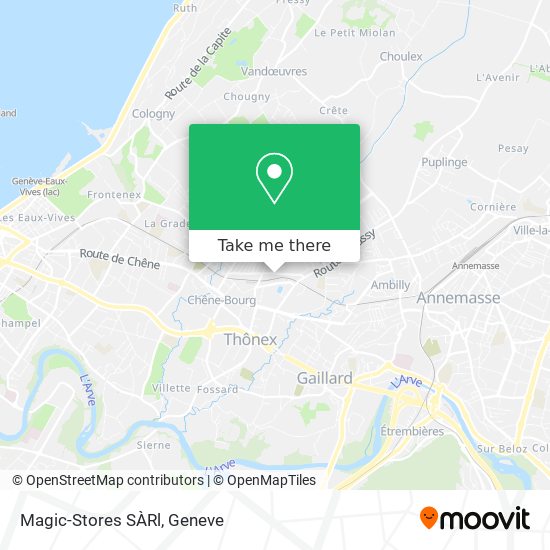 Magic-Stores SÀRl map