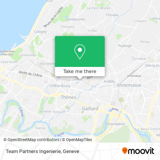 Team Partners Ingenierie map