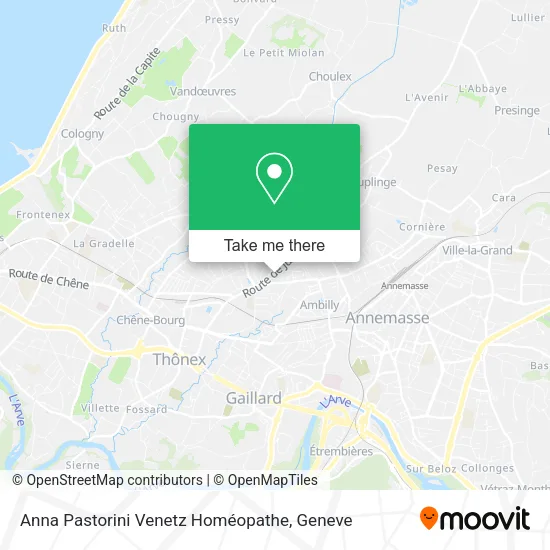 Anna Pastorini Venetz Homéopathe map