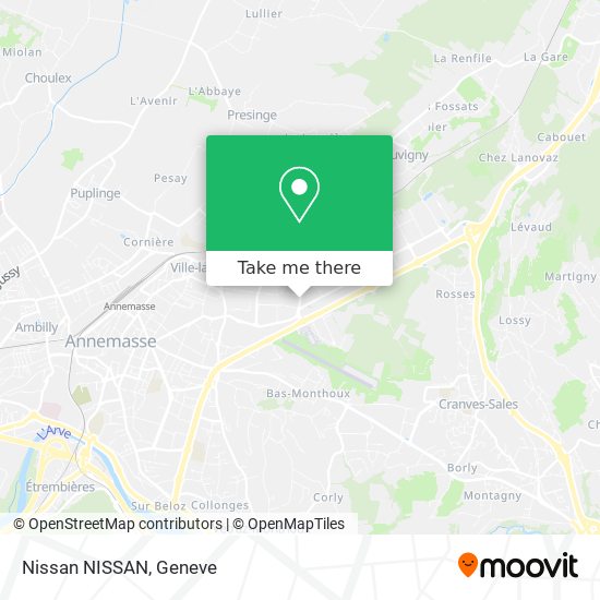 Nissan NISSAN map