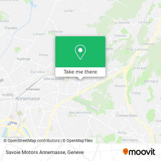 Savoie Motors Annemasse Karte