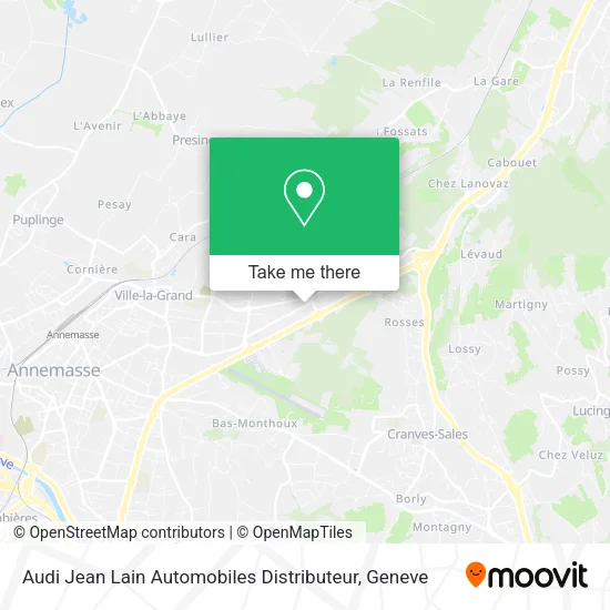 Audi Jean Lain Automobiles Distributeur map