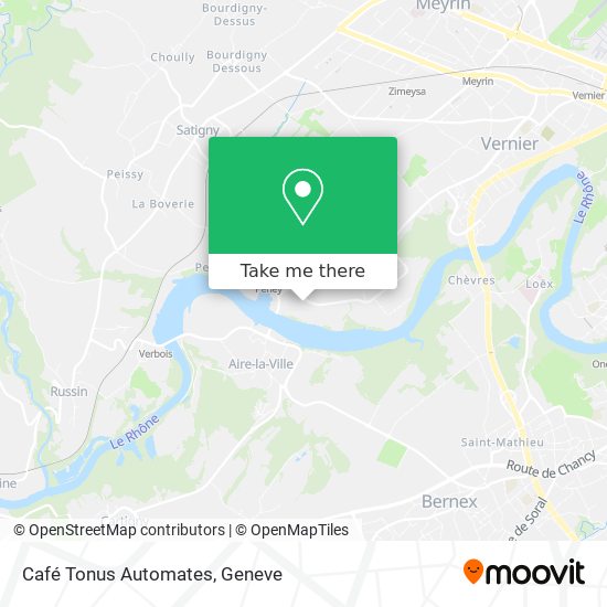 Café Tonus Automates Karte