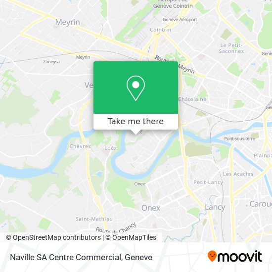 Naville SA Centre Commercial map