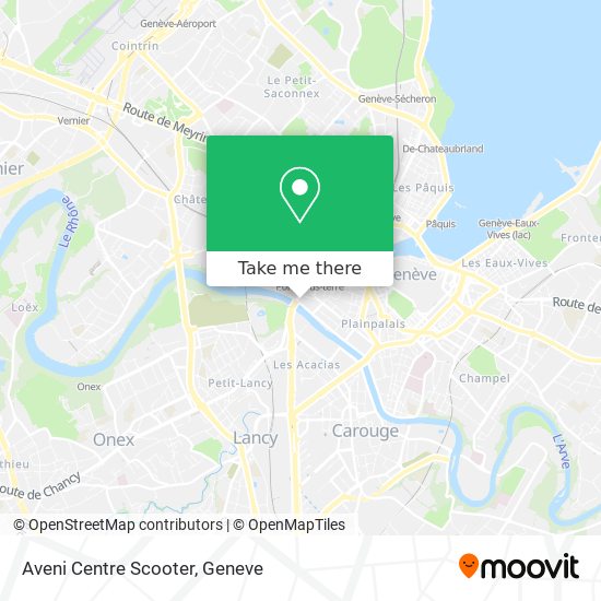 Aveni Centre Scooter map