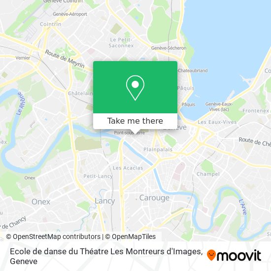 Ecole de danse du Théatre Les Montreurs d'Images map