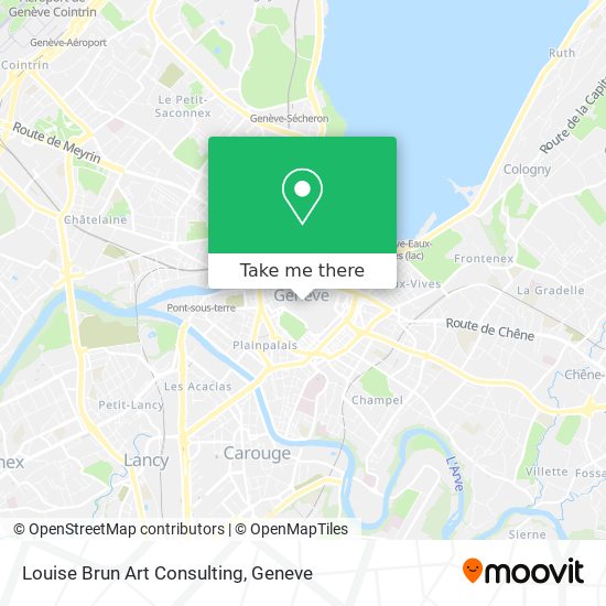 Louise Brun Art Consulting map