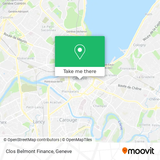 Clos Belmont Finance map