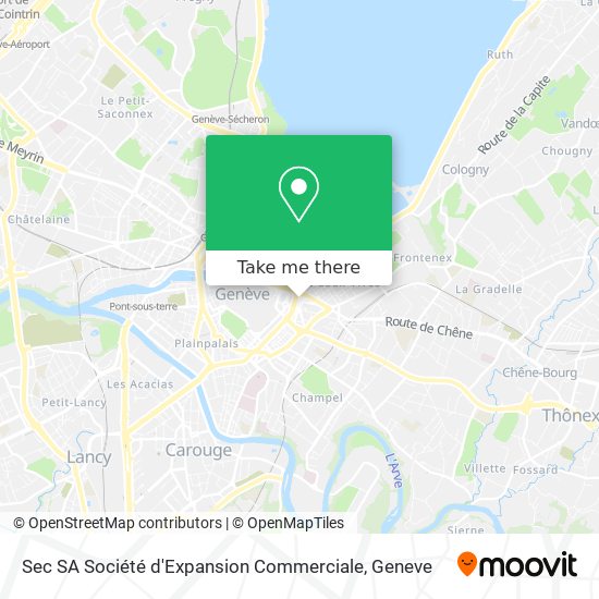 Sec SA Société d'Expansion Commerciale map
