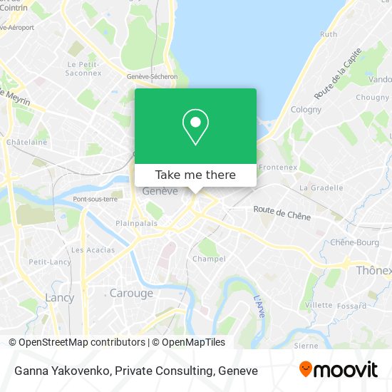 Ganna Yakovenko, Private Consulting map