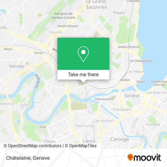 Châtelaine map
