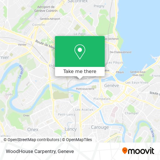 WoodHouse Carpentry map