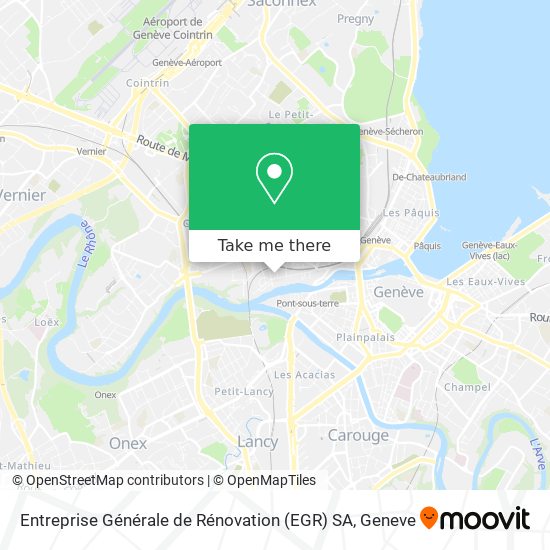 Entreprise Générale de Rénovation (EGR) SA map