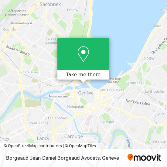 Borgeaud Jean-Daniel Borgeaud Avocats map