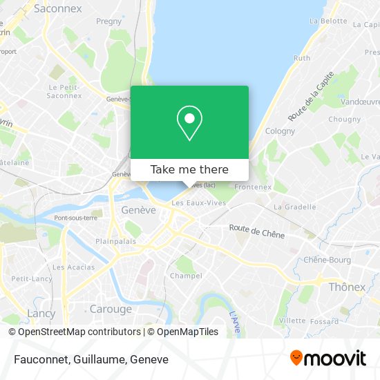 Fauconnet, Guillaume map