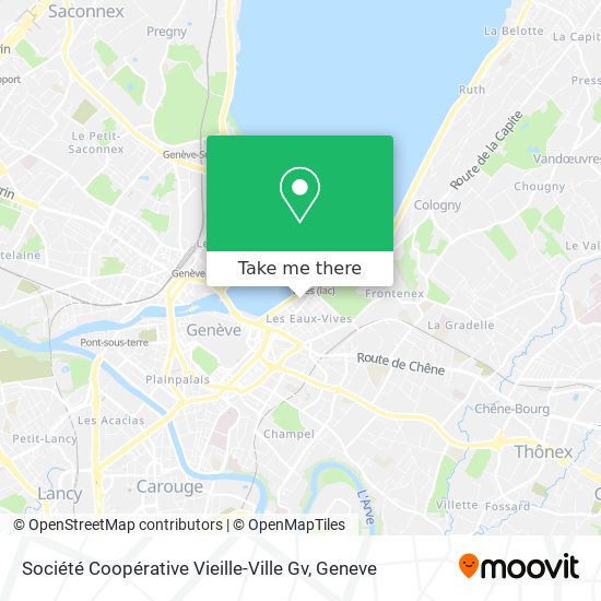 Société Coopérative Vieille-Ville Gv map