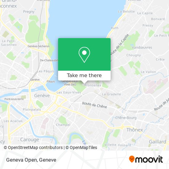 Geneva Open Karte
