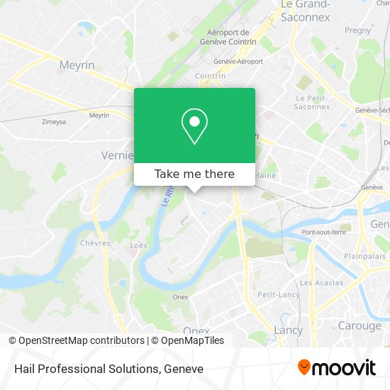 Hail Professional Solutions map