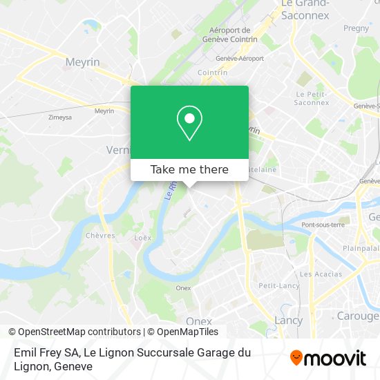 Emil Frey SA, Le Lignon Succursale Garage du Lignon map