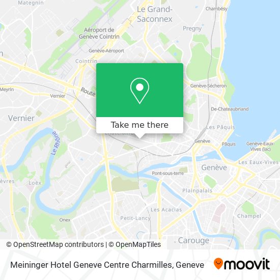 Meininger Hotel Geneve Centre Charmilles Karte
