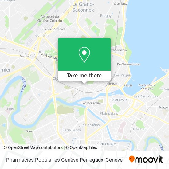 Pharmacies Populaires Genève Perregaux map