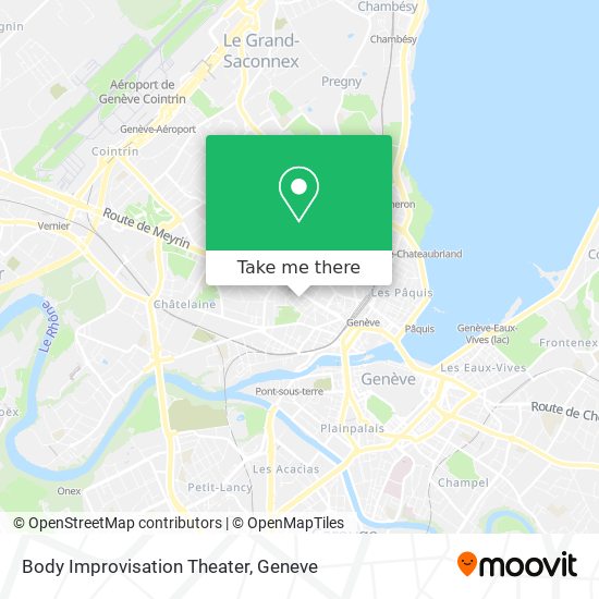 Body Improvisation Theater map