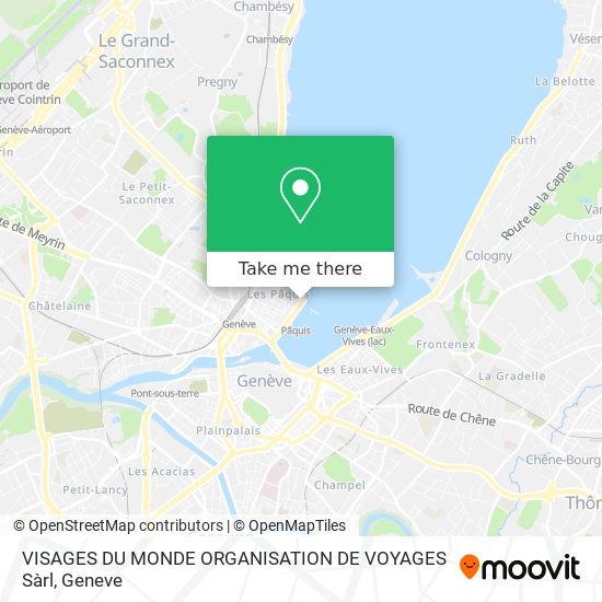 VISAGES DU MONDE ORGANISATION DE VOYAGES Sàrl map