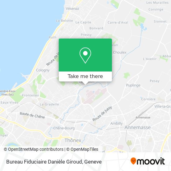Bureau Fiduciaire Danièle Giroud map