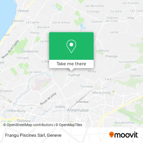 Frangu Piscines Sàrl map