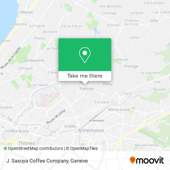 J. Sasuya Coffee Company map