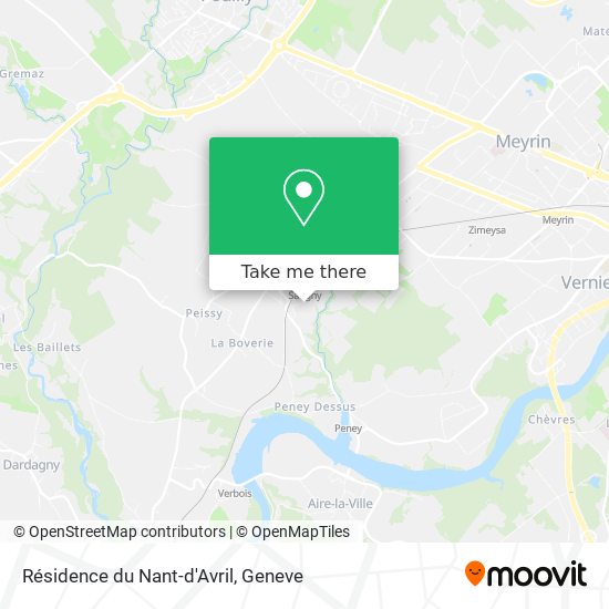 Résidence du Nant-d'Avril map