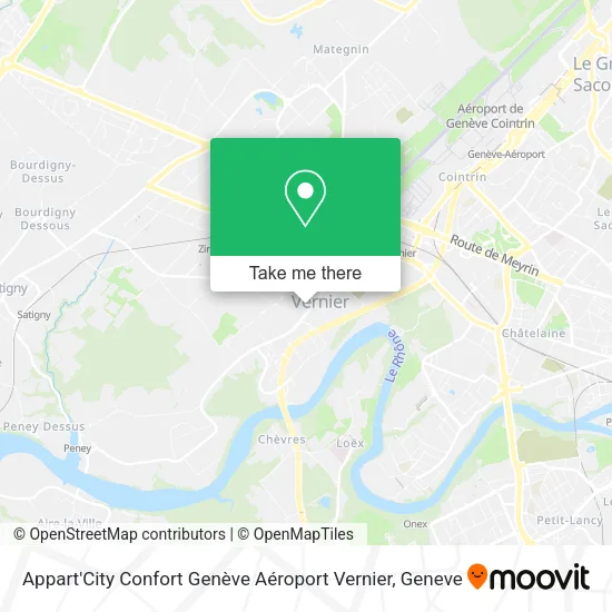 Appart'City Confort Genève Aéroport Vernier map