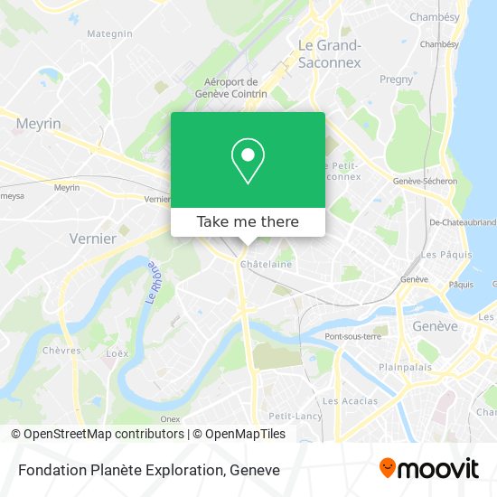 Fondation Planète Exploration map
