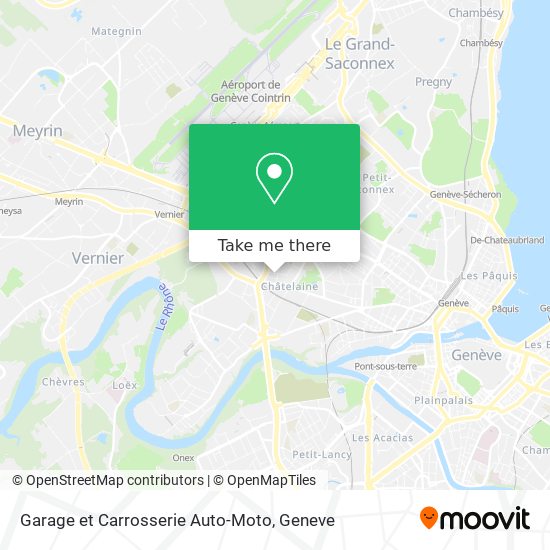 Garage et Carrosserie Auto-Moto map
