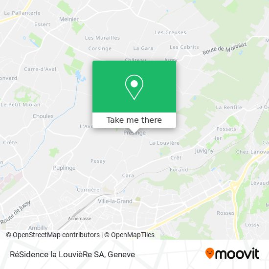RéSidence la LouvièRe SA map