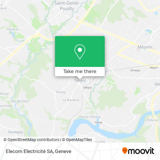 Elecom Electricité SA Karte