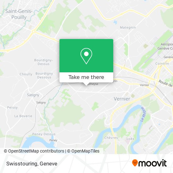 Swisstouring map