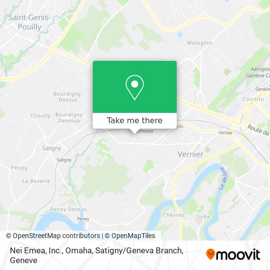 Nei Emea, Inc., Omaha, Satigny / Geneva Branch map