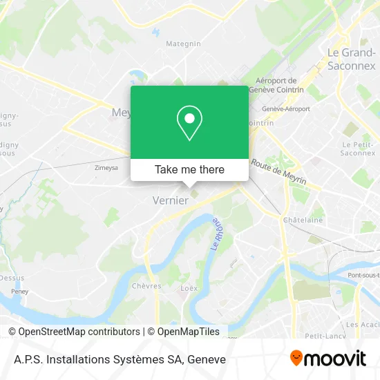 A.P.S. Installations Systèmes SA plan