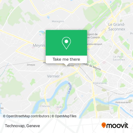 Technovap map