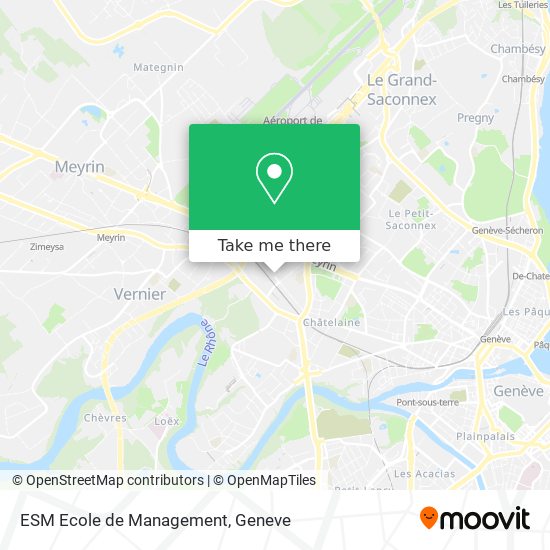 ESM Ecole de Management map