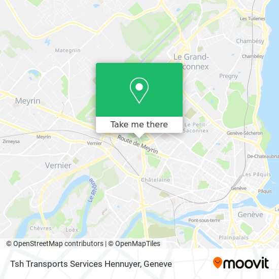 Tsh Transports Services Hennuyer map