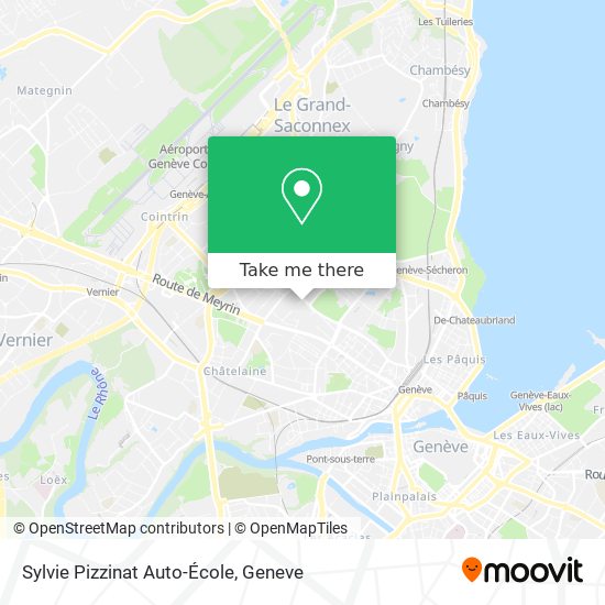 Sylvie Pizzinat Auto-École map
