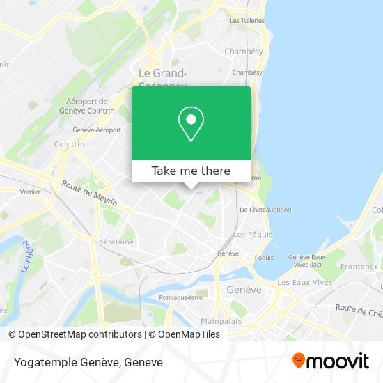 Yogatemple Genève map