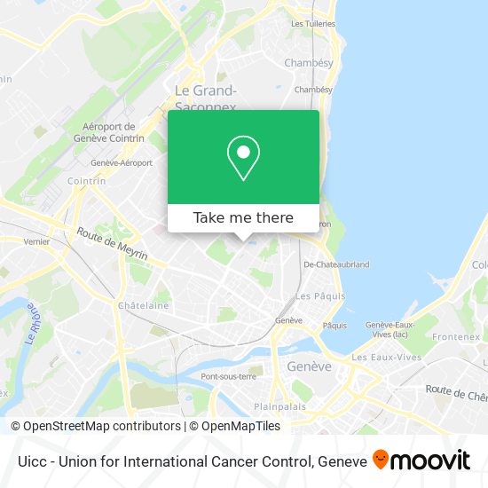 Uicc - Union for International Cancer Control map